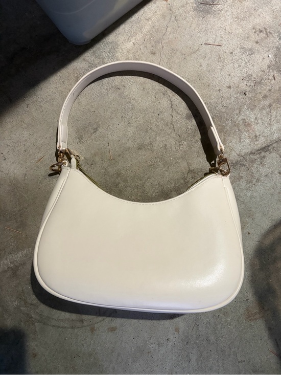 Handbags - Classic Cream Shoulder Bag - Women's Elegant Hobo
